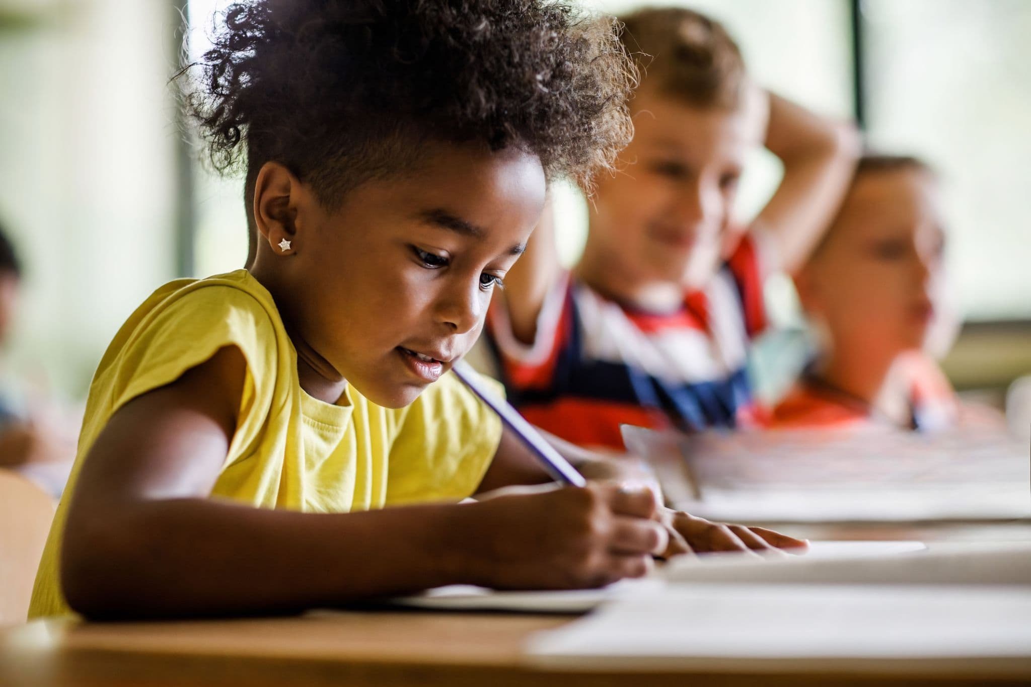 A classroom at Happy Homes Montessori